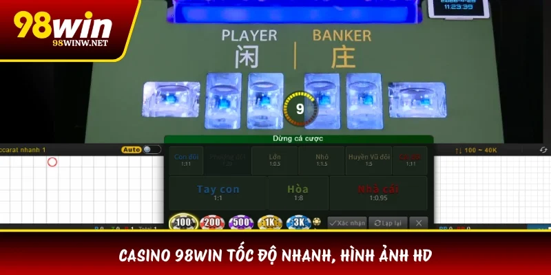 Casino 98WIN tốc độ nhanh, hình ảnh HD
