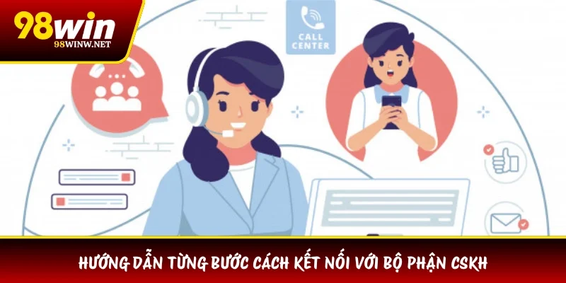 Hướng dẫn từng bước cách kết nối với bộ phận CSKH